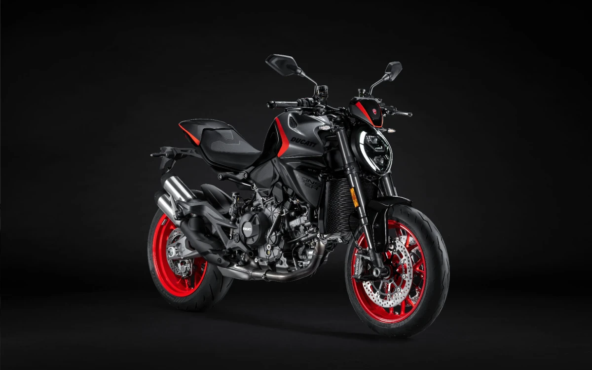 Die Ducati Monster in der neuen Sportlackierung.