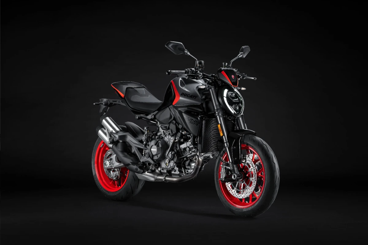 Die Ducati Monster in der neuen Sportlackierung.