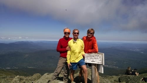 Amy and Charlie at the Summit