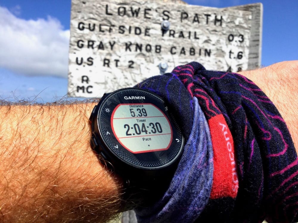 Aaron's Watch at the Summit Sign