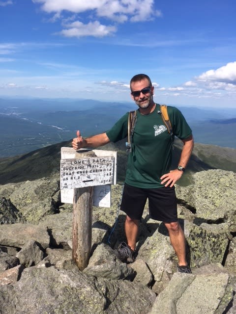 Scott at the summit