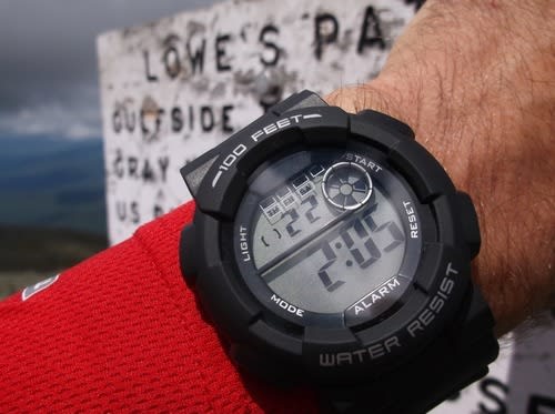 Scott Gordon's Watch at the Summit Sign