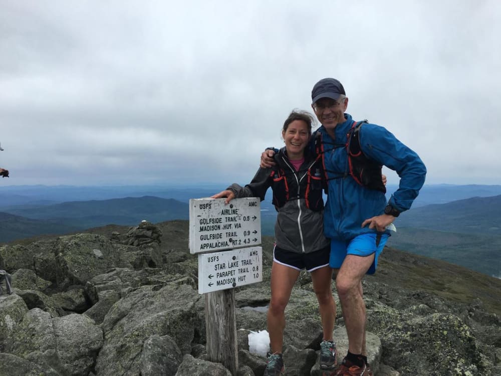 Ticia Blanck and Doug Mayer ticked off the Mount Adams Challenge