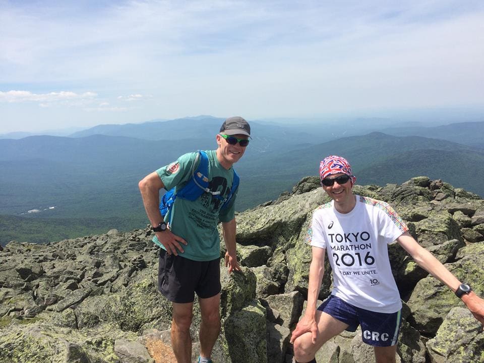 Photo on top of Mt Jefferson an hour later because we forgot to take one on Mt Adams!