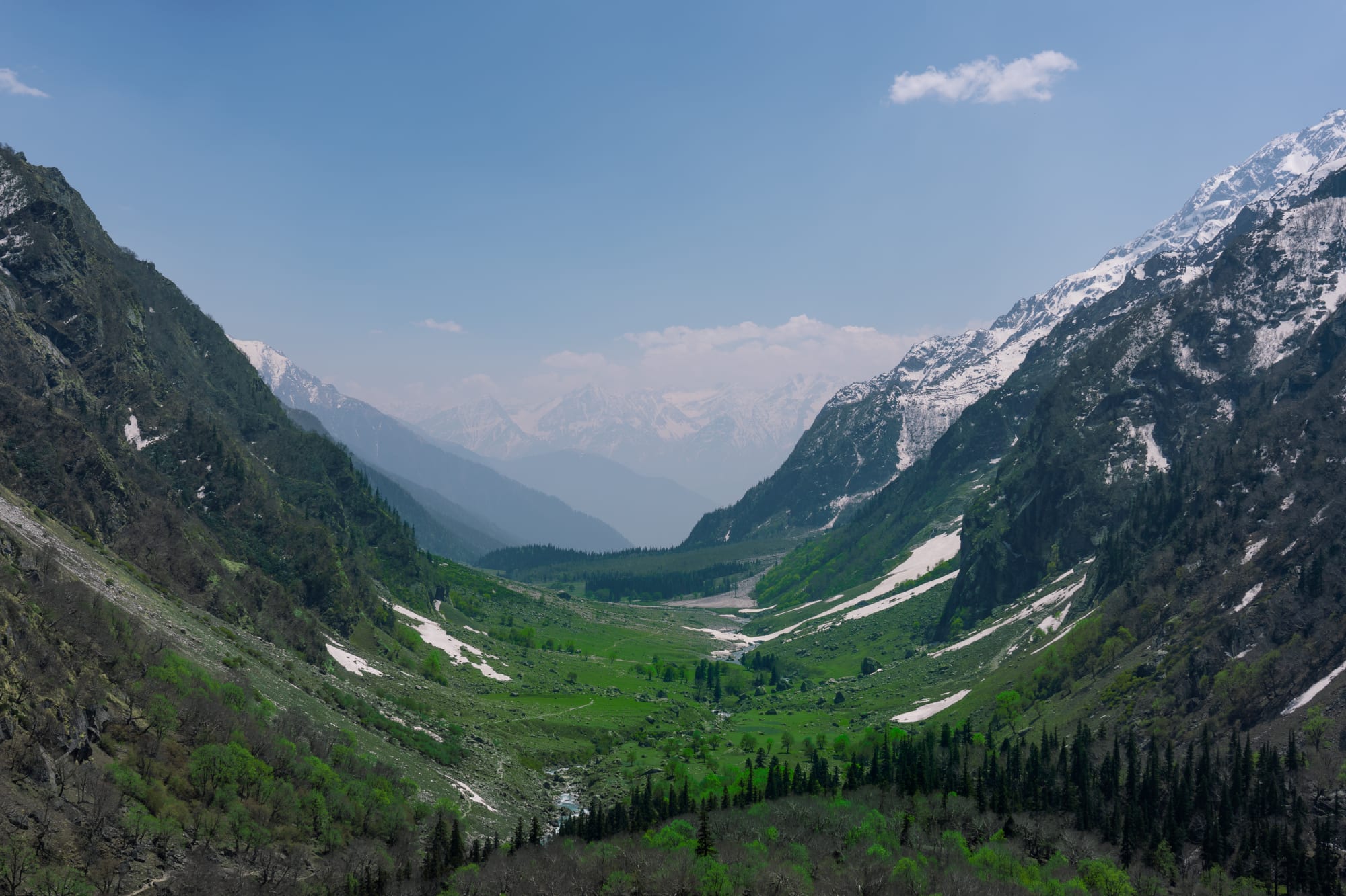 the very green bhaba valley