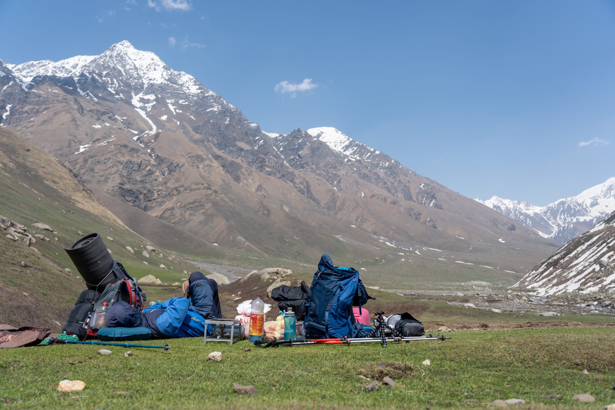 camping at Kara lake