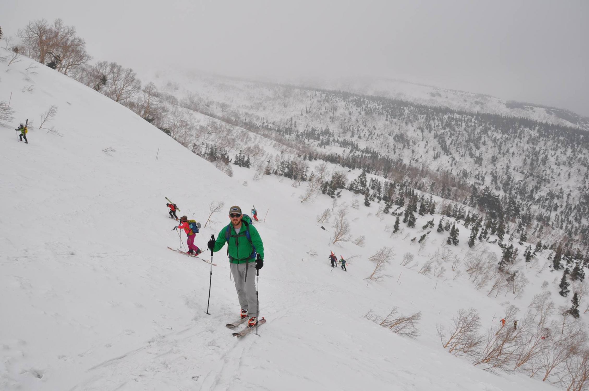 skiing