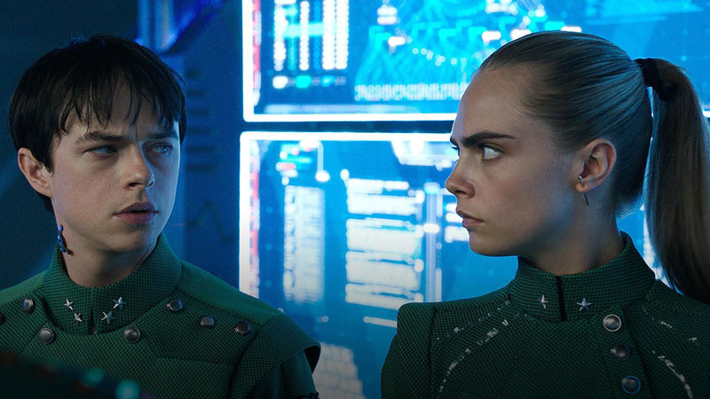 Dane DeHaan and Cara Delevigne in Valerian 2