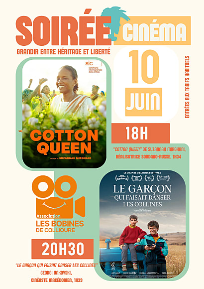 Les Bobines de Collioure présente "Grandir entre héritage et liberté" mercredi 10 juin au Mondial de Collioure à partir de 18h