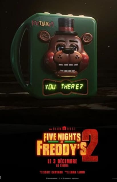 Ciné Horrifique : FIVE NIGHTS AT FREDDY'S 2 vendredi 26 décembre à 21h au CInéma Jaurès à Argelès sur Mer