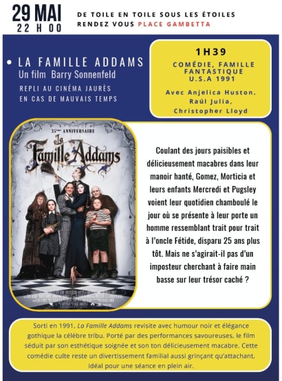 Rencontres de Cinémaginaire : Séance en Plein Air Offerte place Gambetta à Argelès sur Mer vendredi 29 mai à 22h