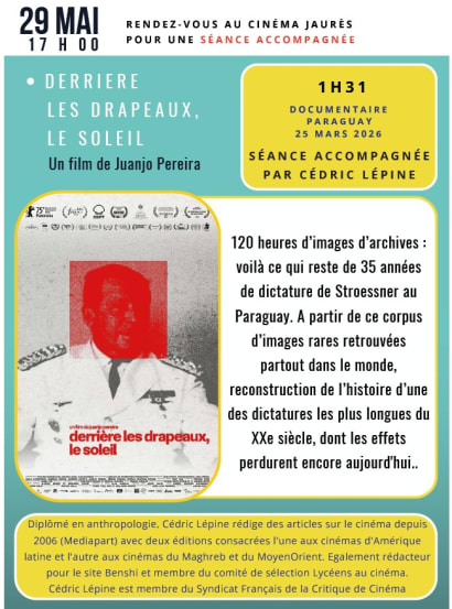 Rencontres de Cinémaginaire : Séance accompagnée vendredi 29 mai au Cinéma Jaurès à Argelès sur Mer à 17h