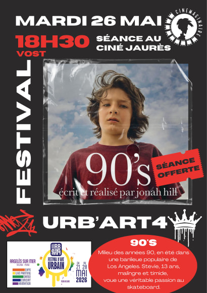 SEANCE OFFERTE Urb'Art+Cinémaginaire = 90' au cinéma Jaurès mardi 26 mai à 18h30 à Argelès sur Mer