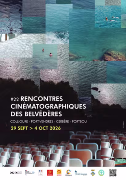 22èmes Rencontres Cinématographiques des Belvédères à Port Vendres / Collioure/ Port Bou du 29 septembre au 4 octobre 2026