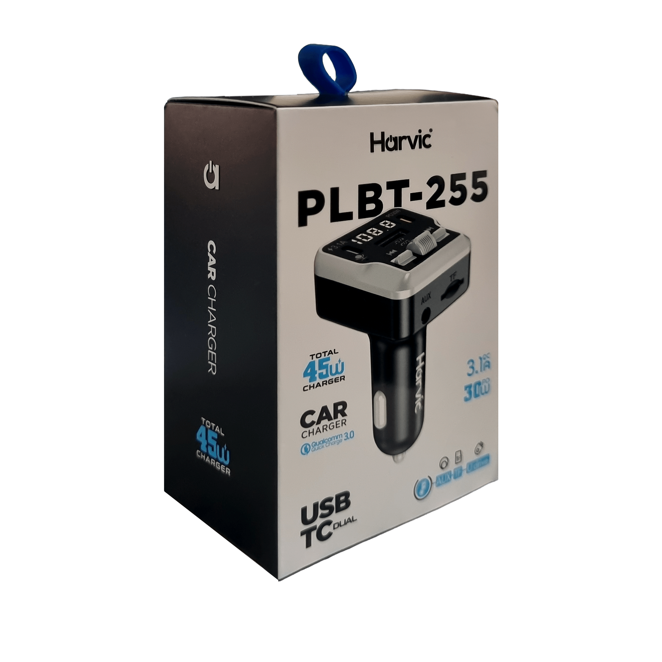 CARGADOR CARRO RGB PLUGGING HARVIC 25W