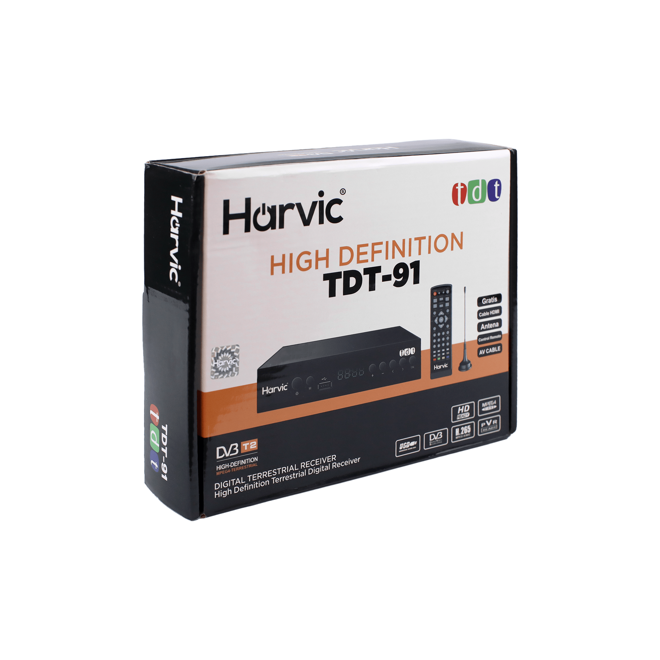 CONVERTIDOR SEÑAL TV ANTENA HARVIC TDT91 CON MODEM