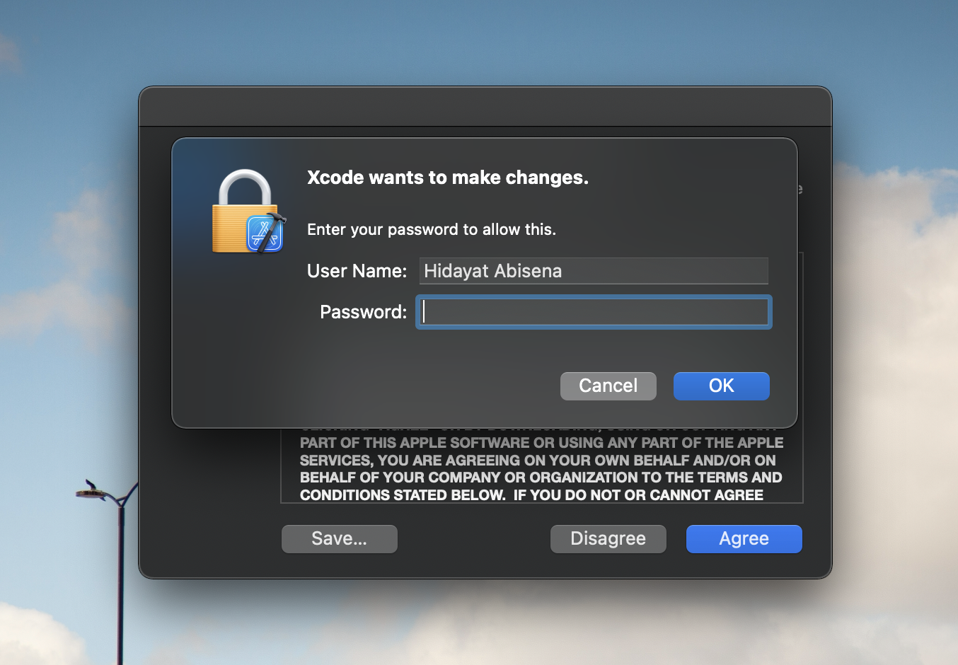 Input Username Password