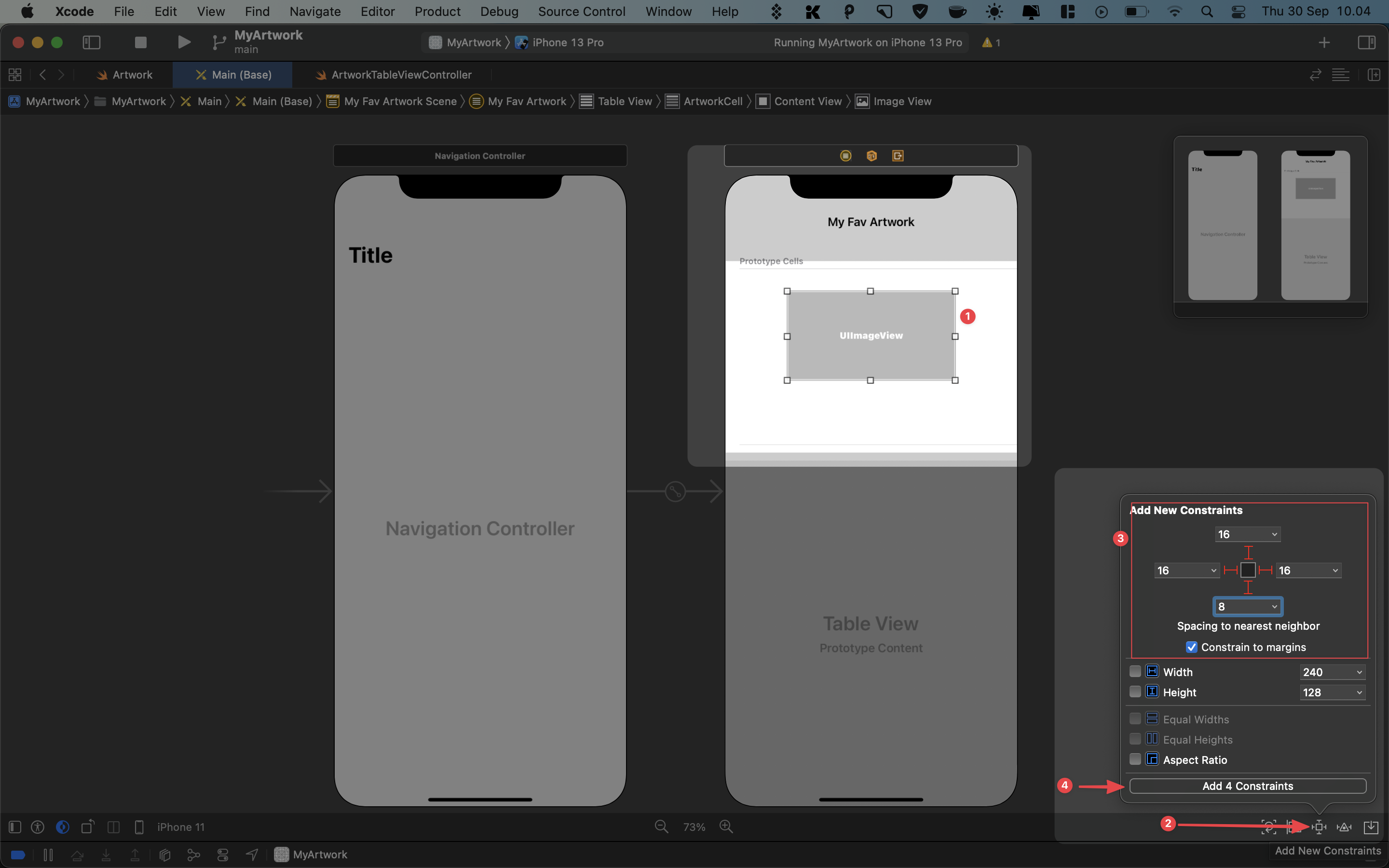 Auto layout