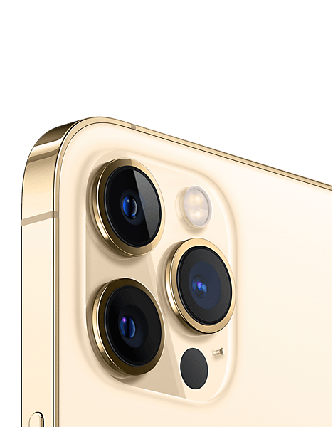  Apple iPhone 12 Pro Max Gold Back View 