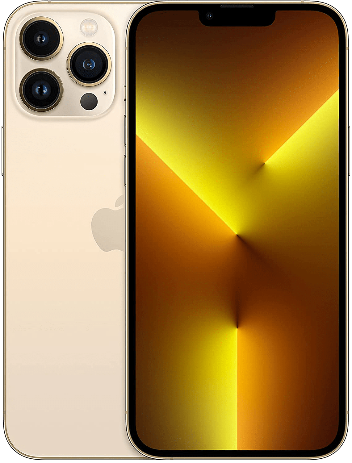  Apple iPhone 13 Pro Max Gold Front View 