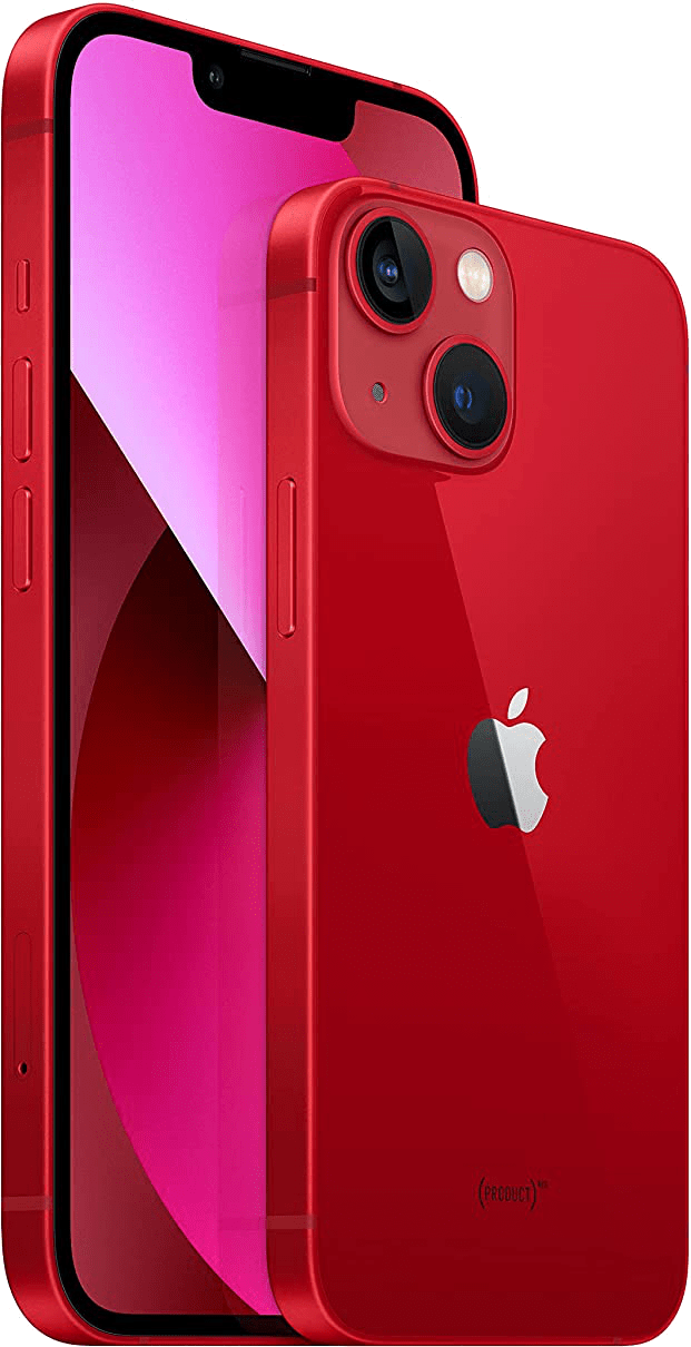  Apple iPhone 13 Red Side View 