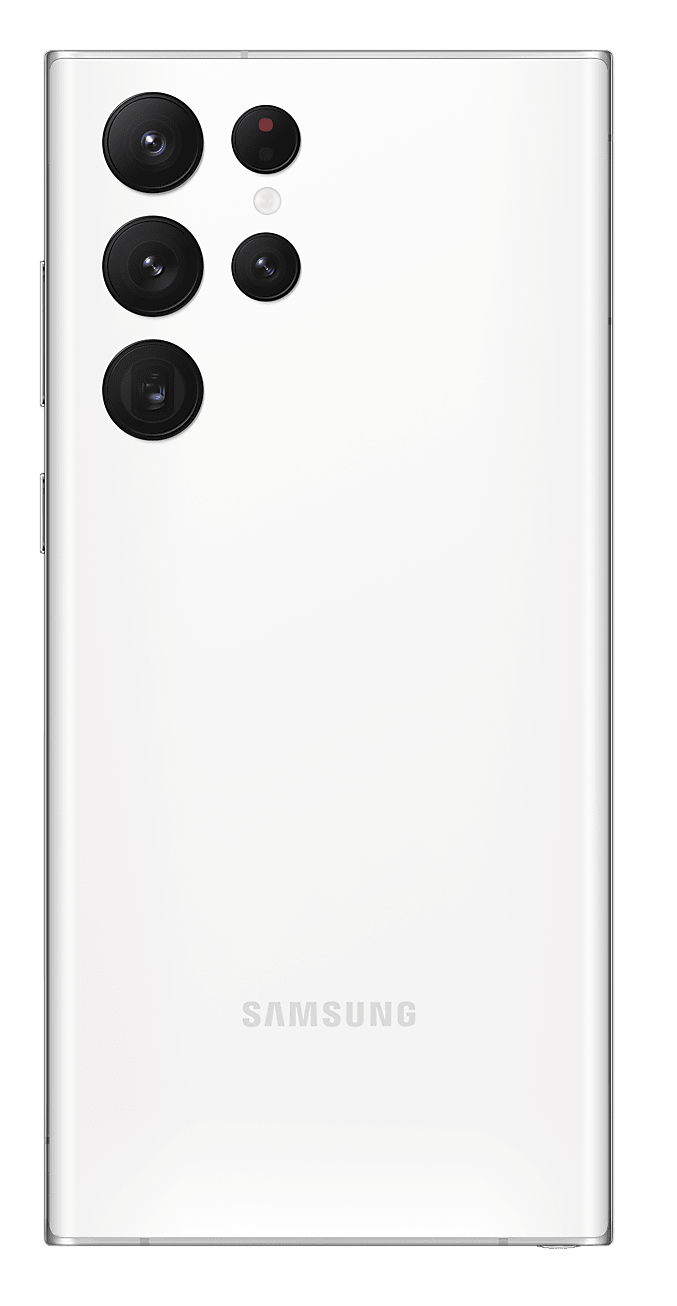  Samsung Galaxy S22 5G Phantom White Back View 