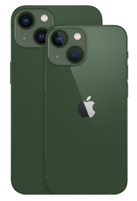  Apple iPhone 13 Green Back 