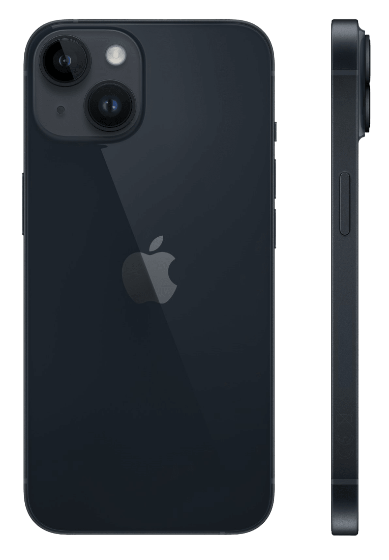  Apple iPhone 14 Midnight back 