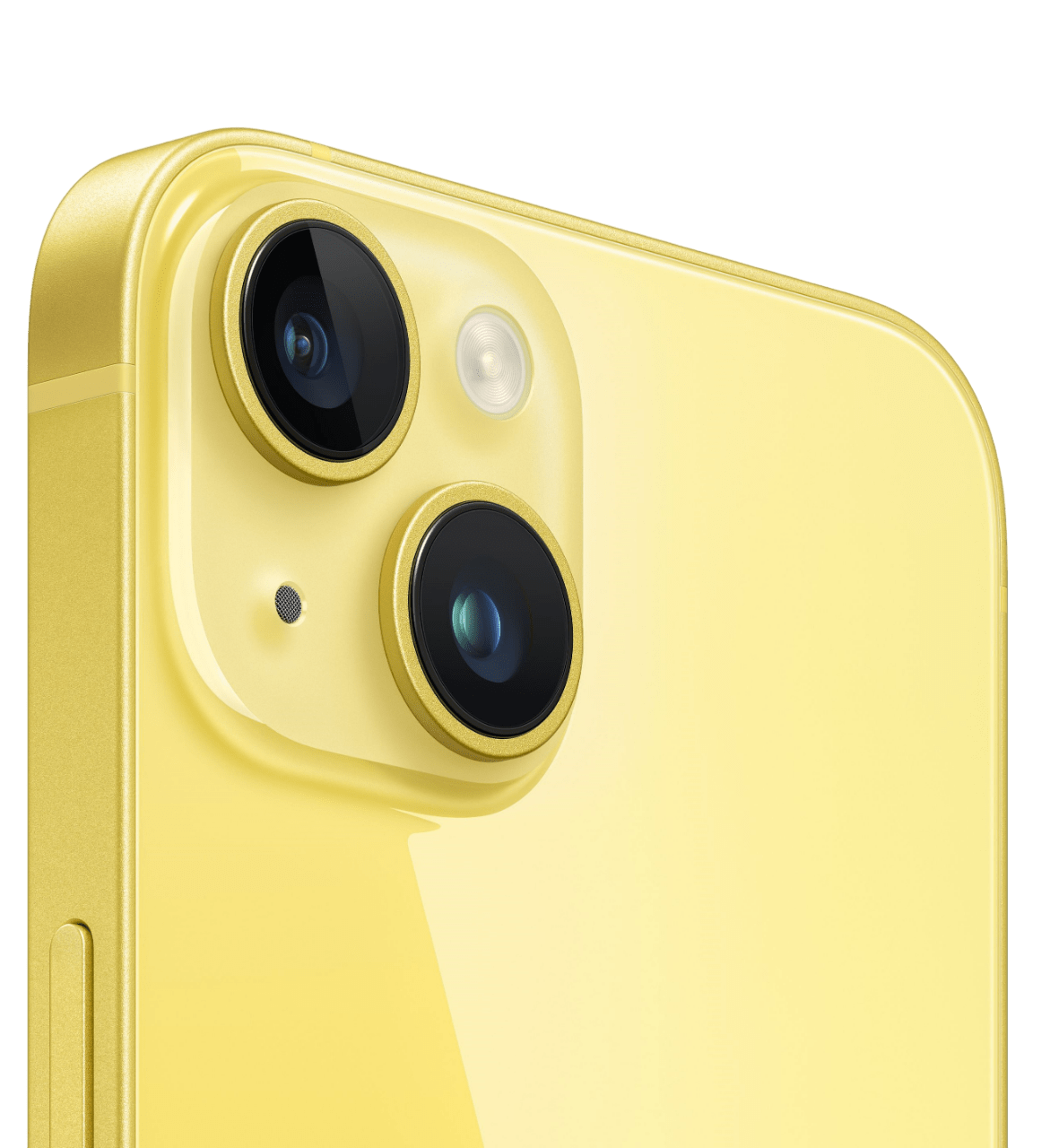  apple iphone 14 yellow back 