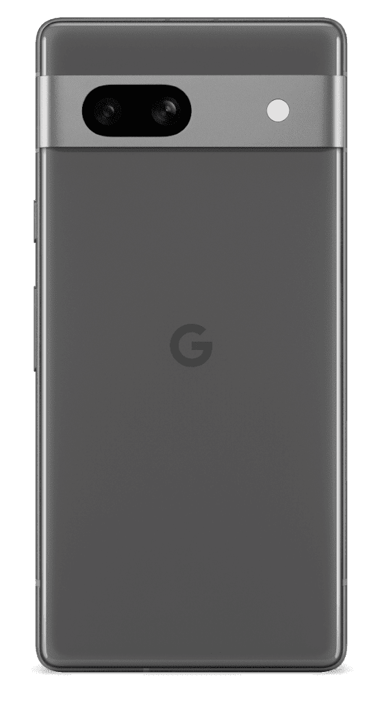  Google Pixel 7a Charcoal  back 