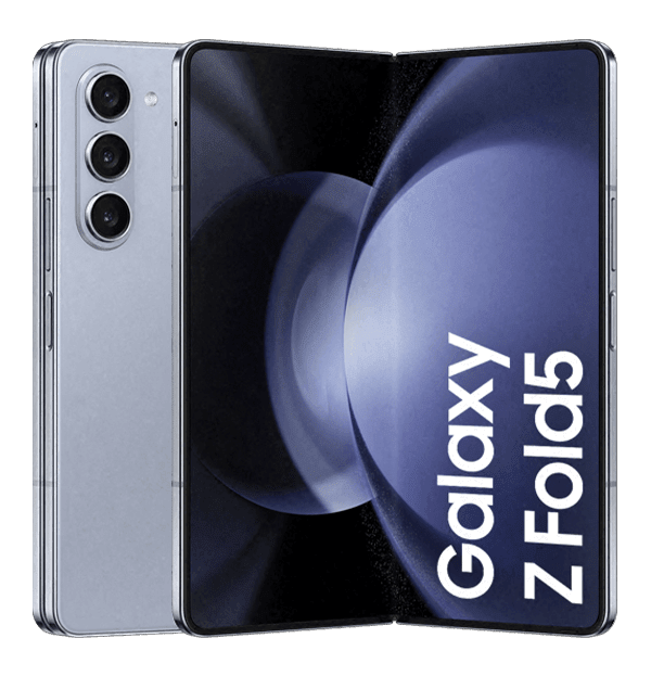  Samsung Galaxy Z fold5 iceblue front 