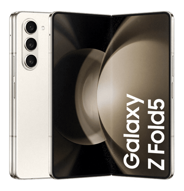  Samsung Galaxy Z fold5 cream front 