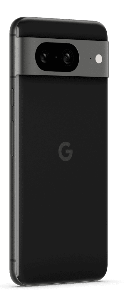  Google Pixel 8 obsidian side 