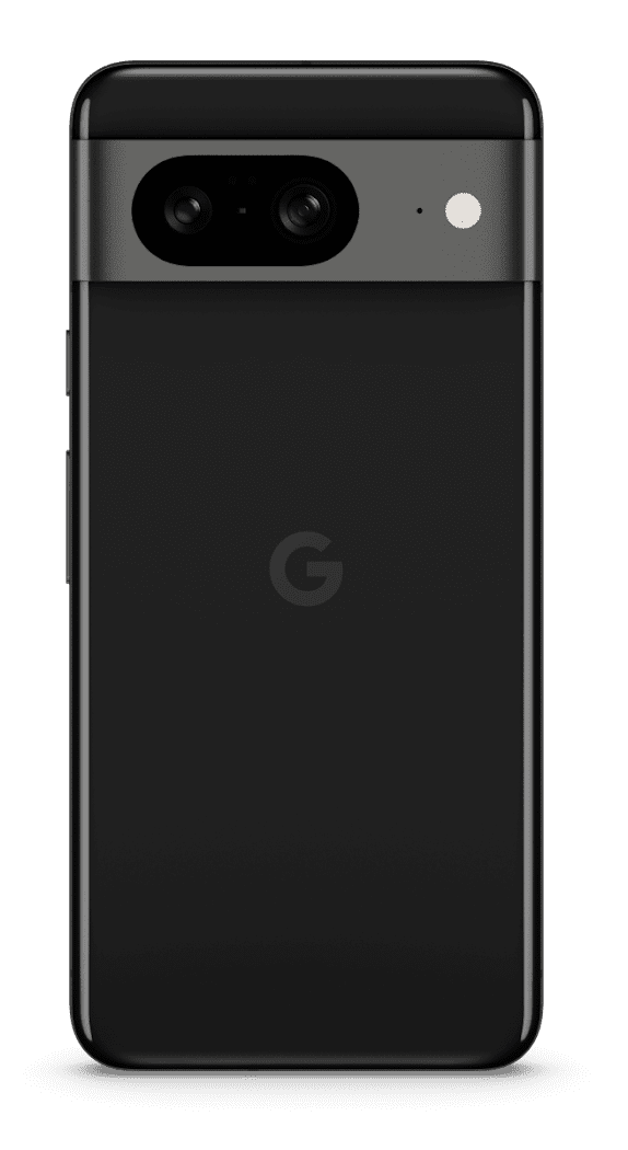  Google Pixel 8 obsidian  back 