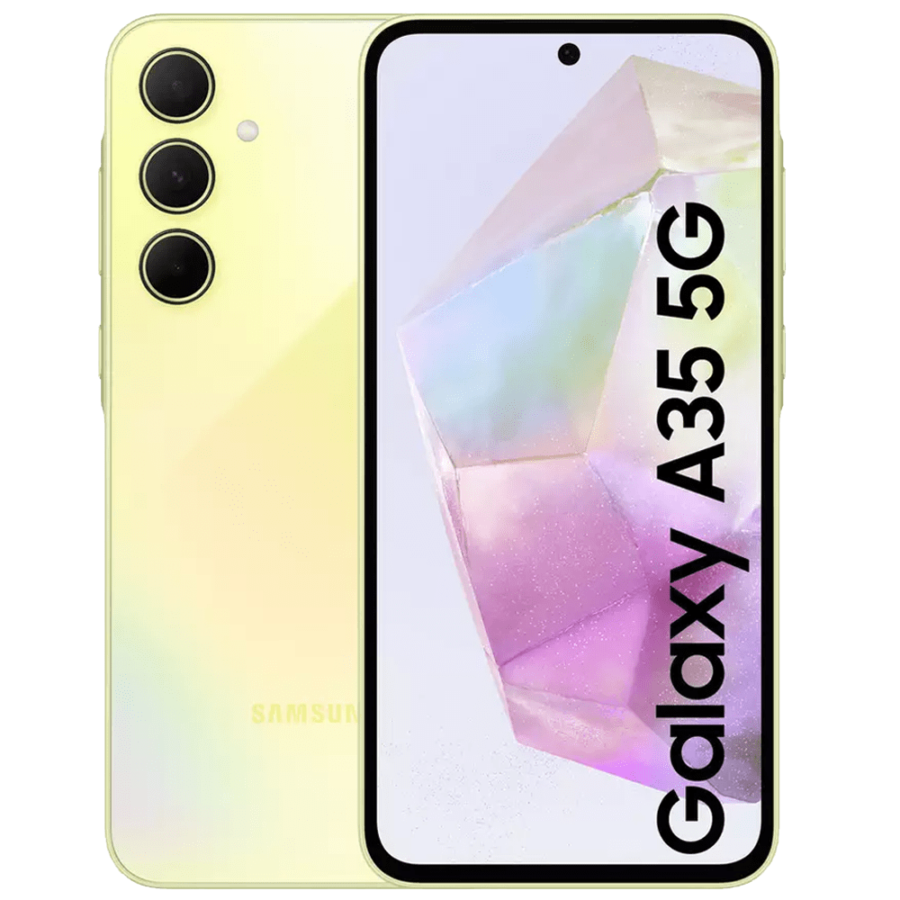  Samsung Galaxy A35 5G awesome yellow front 