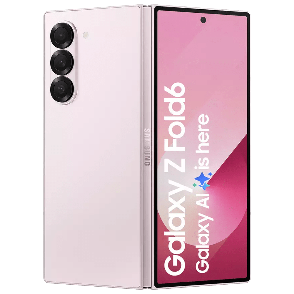  Samsung Galaxy Z Fold 6 pink front 