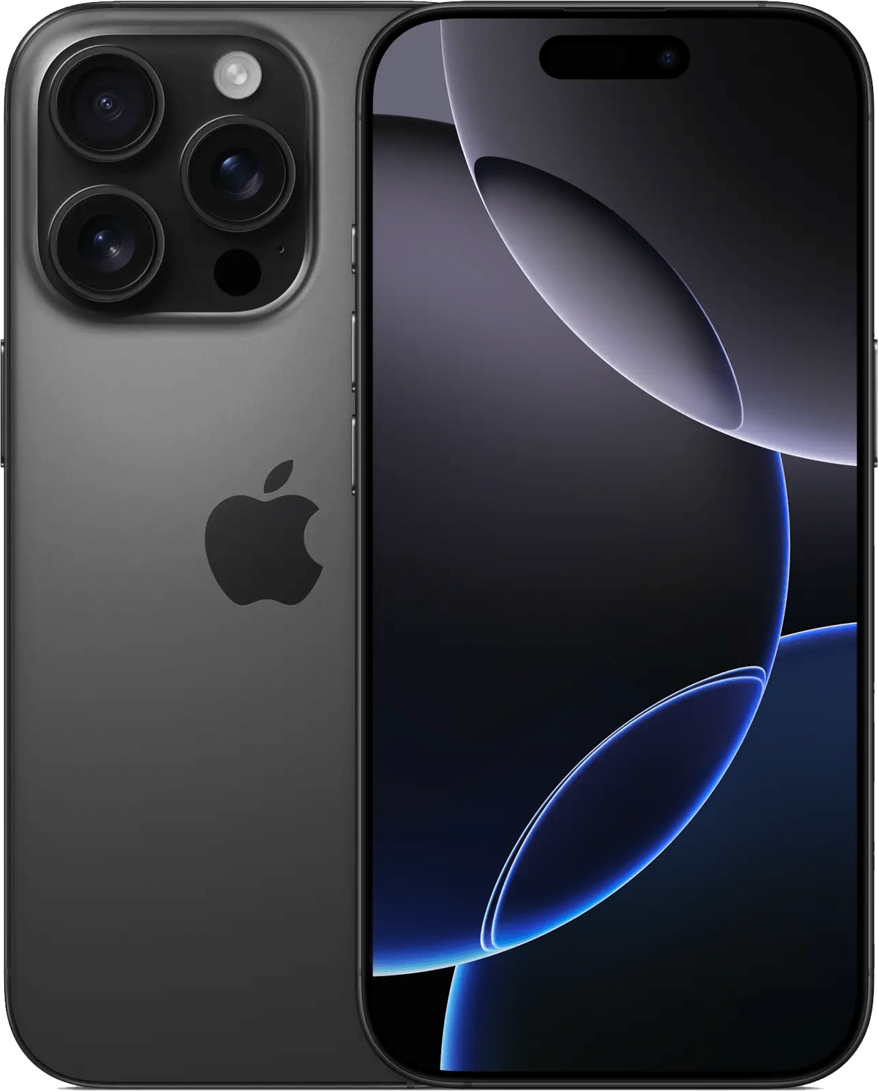  Apple iPhone 16 Pro Black Titanium front 