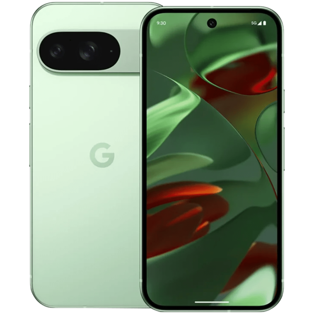  Google Pixel 9 wintergreen front 