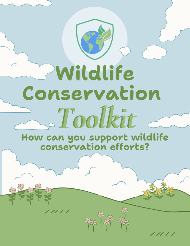 The toolkit for the wildlife conservation campaign