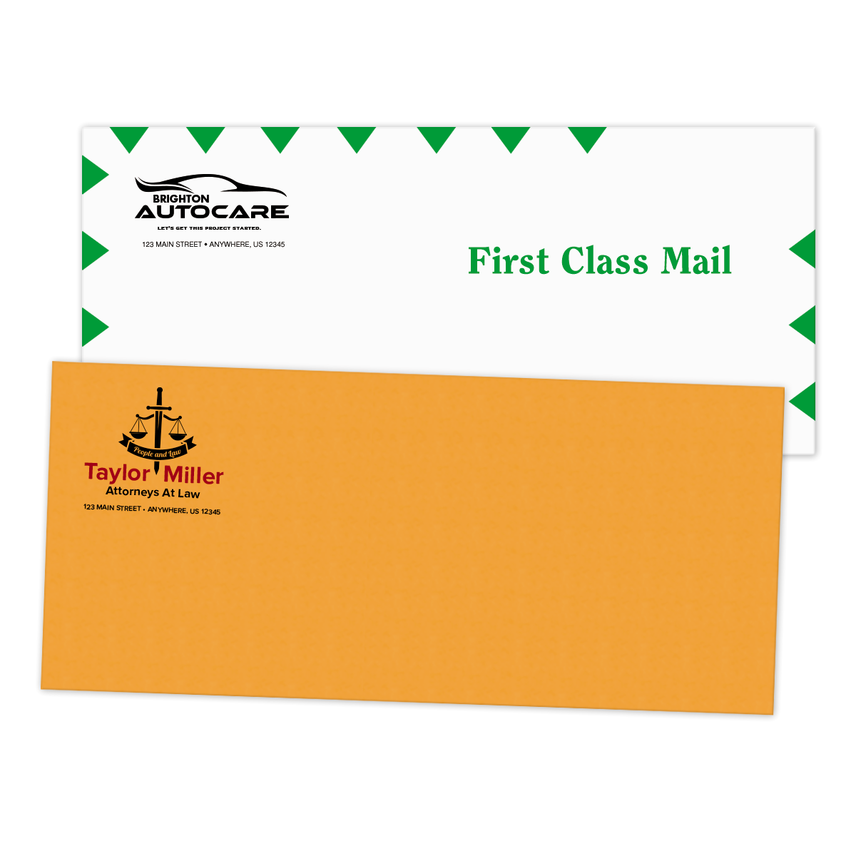 12 Business Envelopes Mines Press