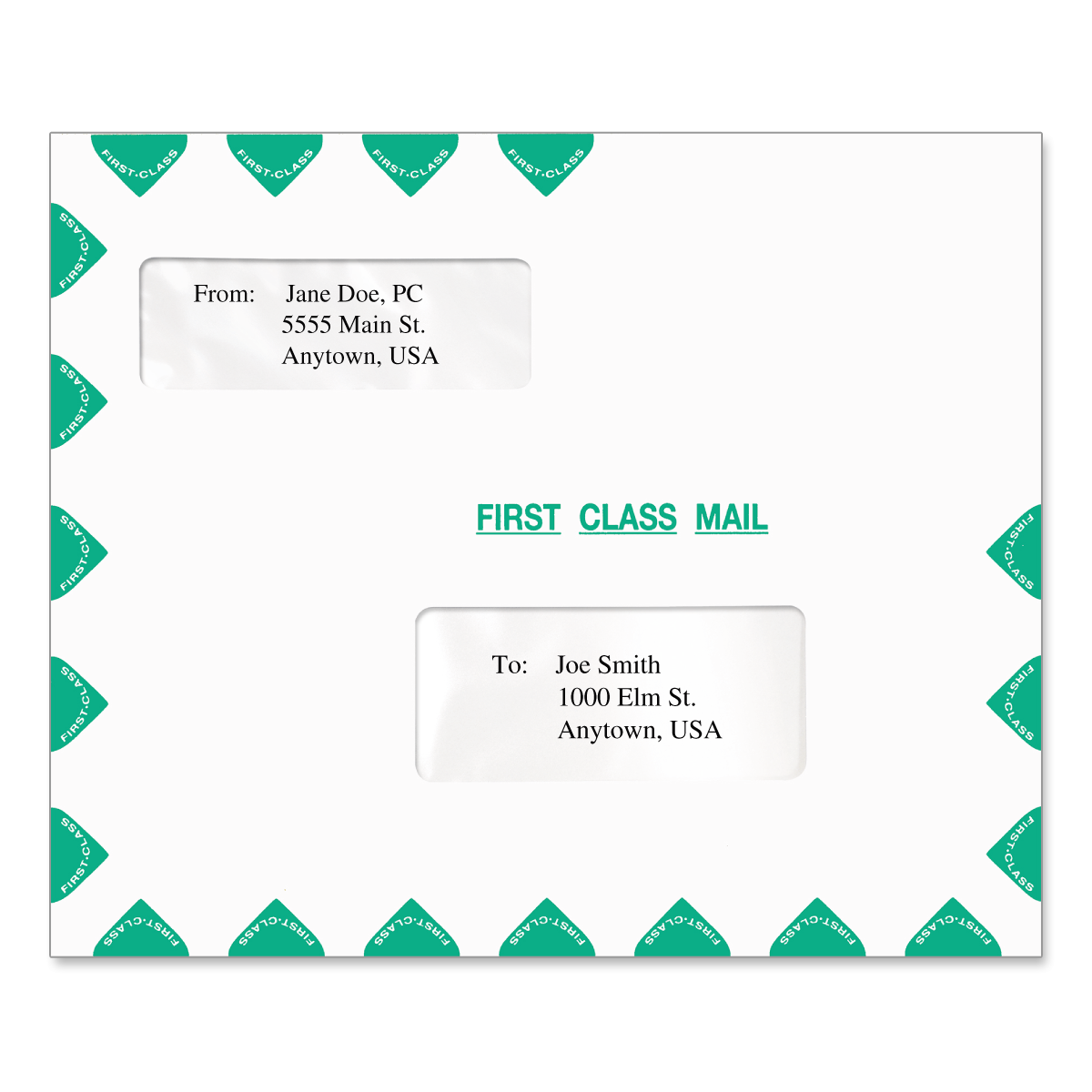 Double Window Tax Envelope | 030-610 | Mines Press