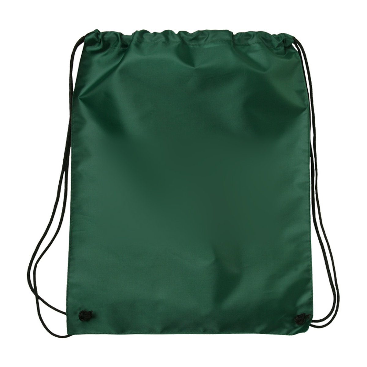 green drawstring backpack