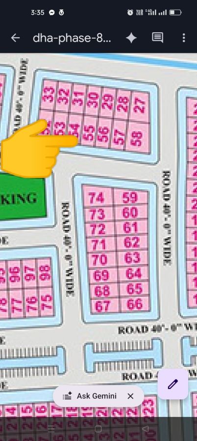 8mrla commercial plot' for sale in DHA phase 8 Broadway block C 