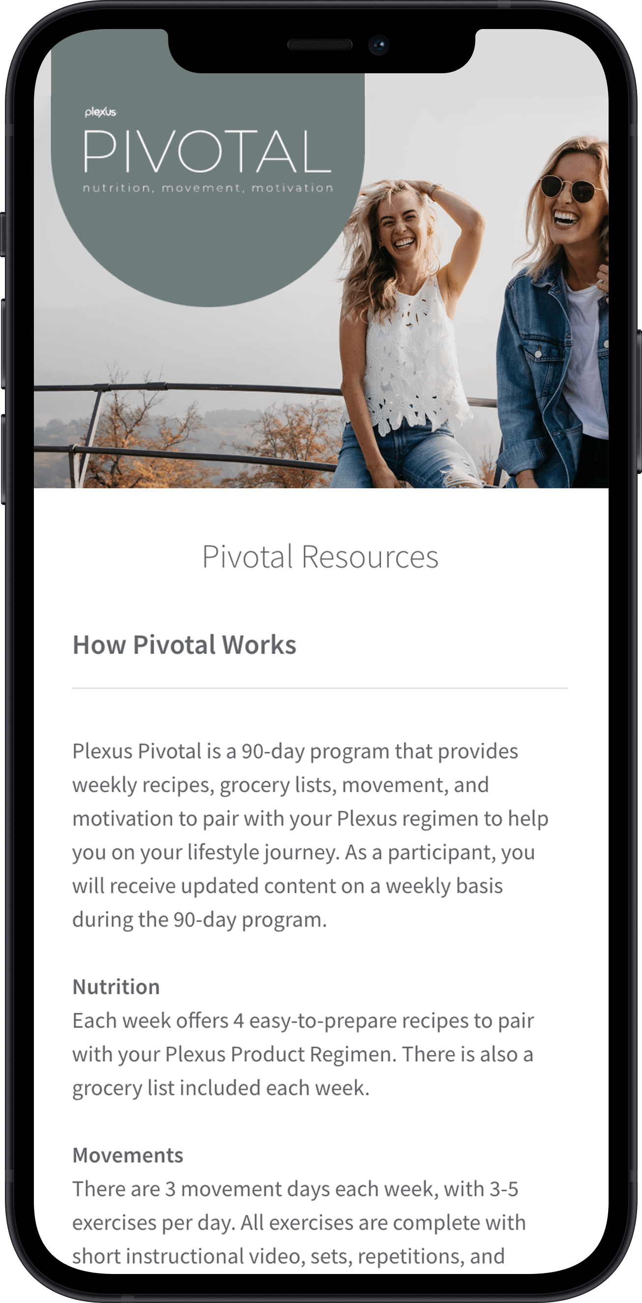 Pivotal Screen