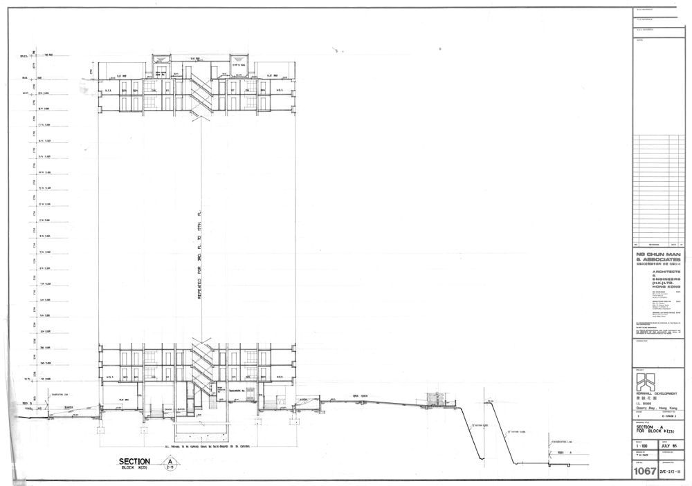 Section A for Kornhill Block K(23), Kornhill Development (1980circa