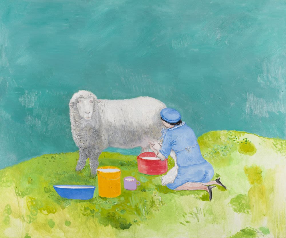 How to Relax on the Plateau—Milk an Ewe