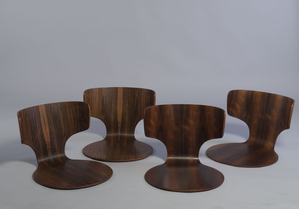 Zaisu legless chairs, model SM-7066 (1971) - Isamu Kenmochi, Tendo