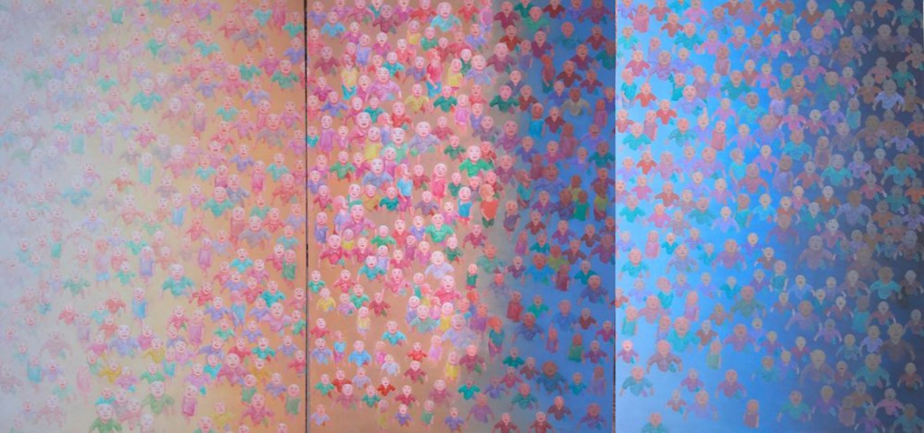 Sans titre, Fang Lijun, 2007, huile sur toile