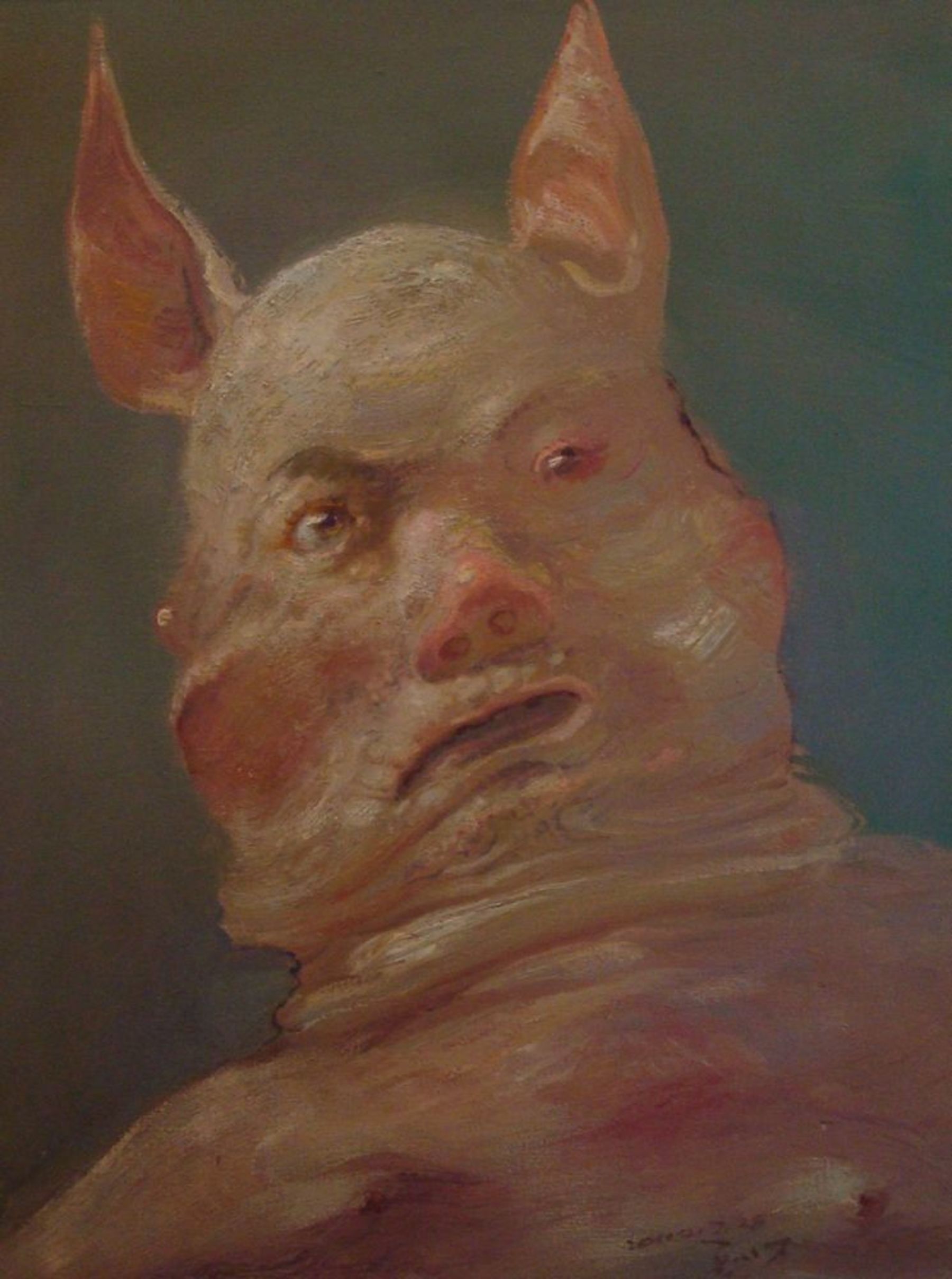 Sans titre, Xia Xiaowan, 2000, huile sur toile