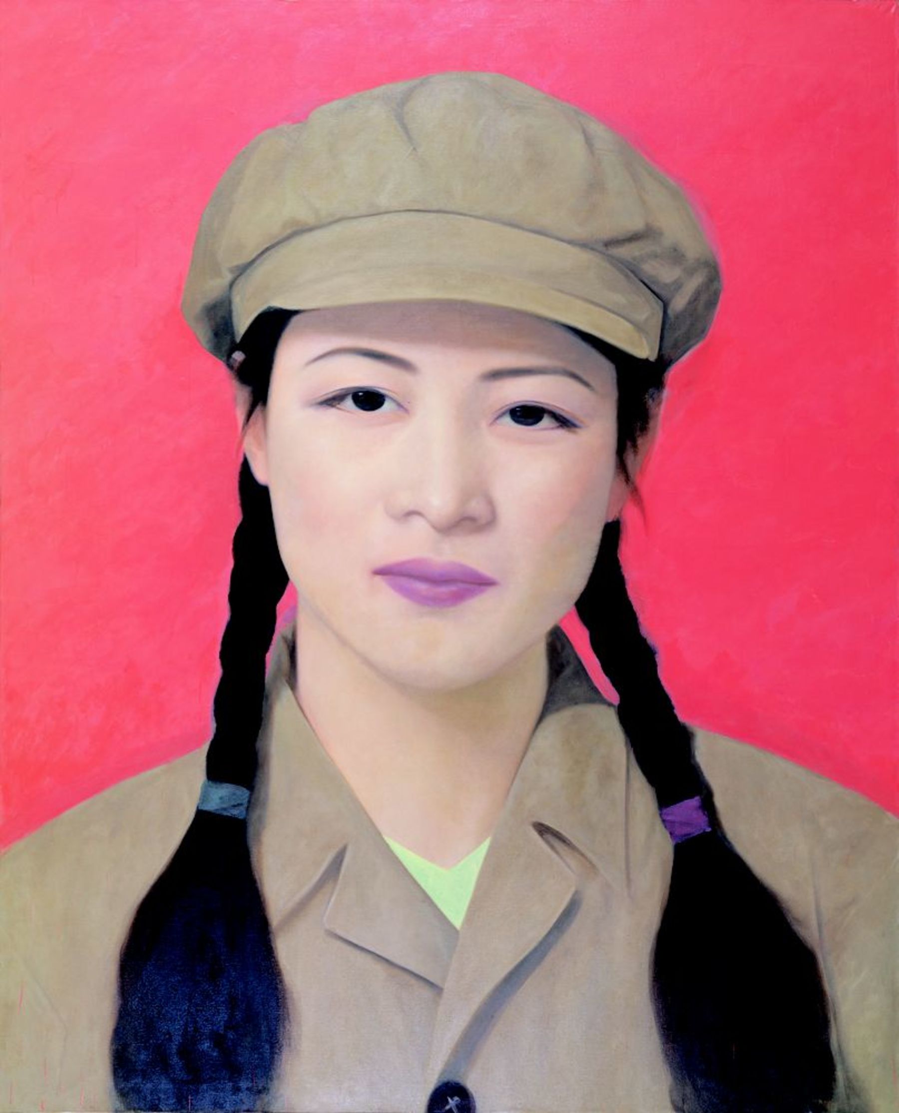 Femme chinoise, Qi Zhilong, 1998, huile sur toile